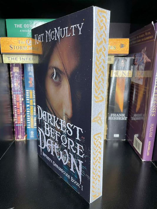 Darkest Before Dawn – Signed Paperback with Custom Sprayed Edges (Spicy Vampire Romance)