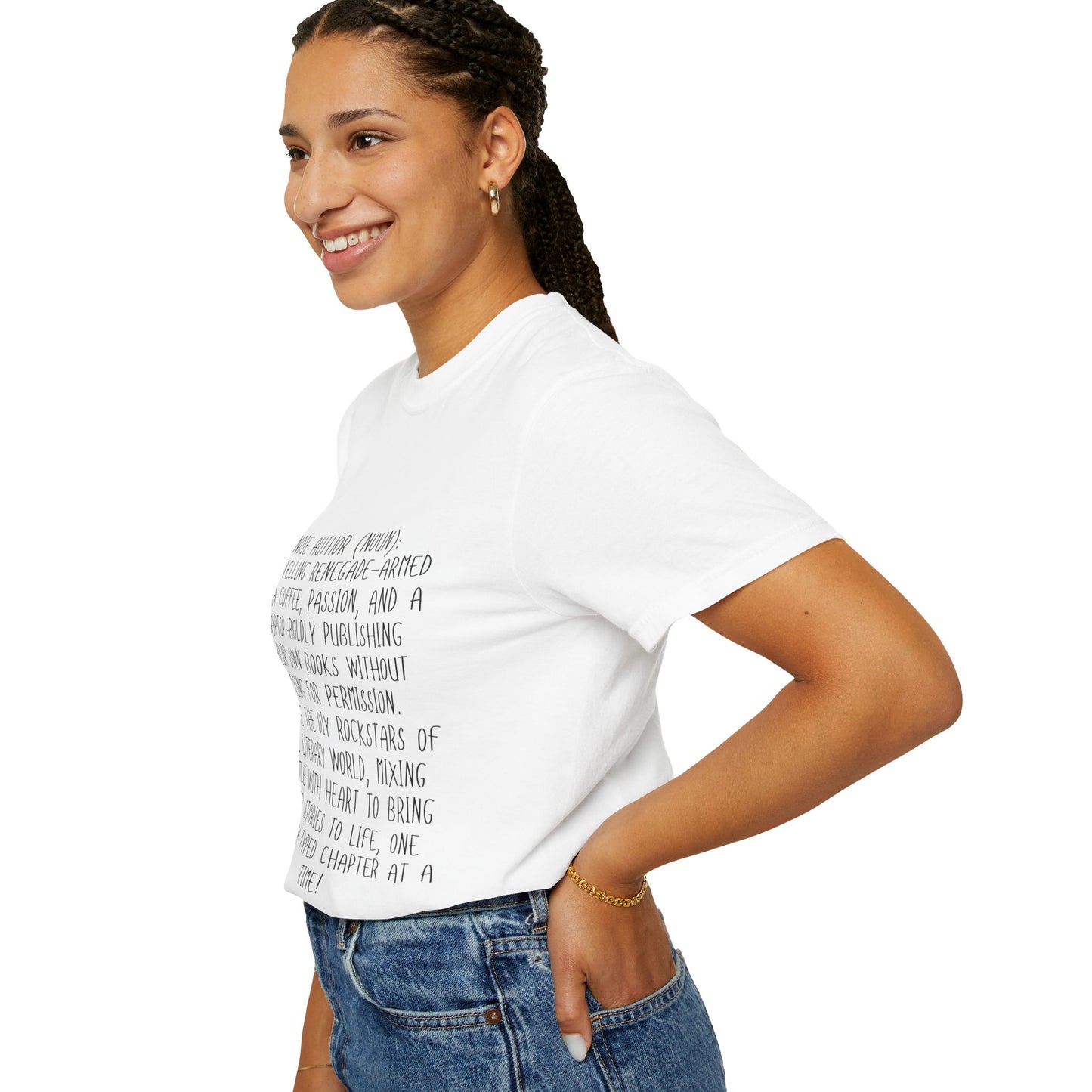 Indie Author T-Shirt | Literary Gift for Writers | Inspirational Quote Tee for Book Lovers | Perfect for Book Signings, Birthdays, Holidays