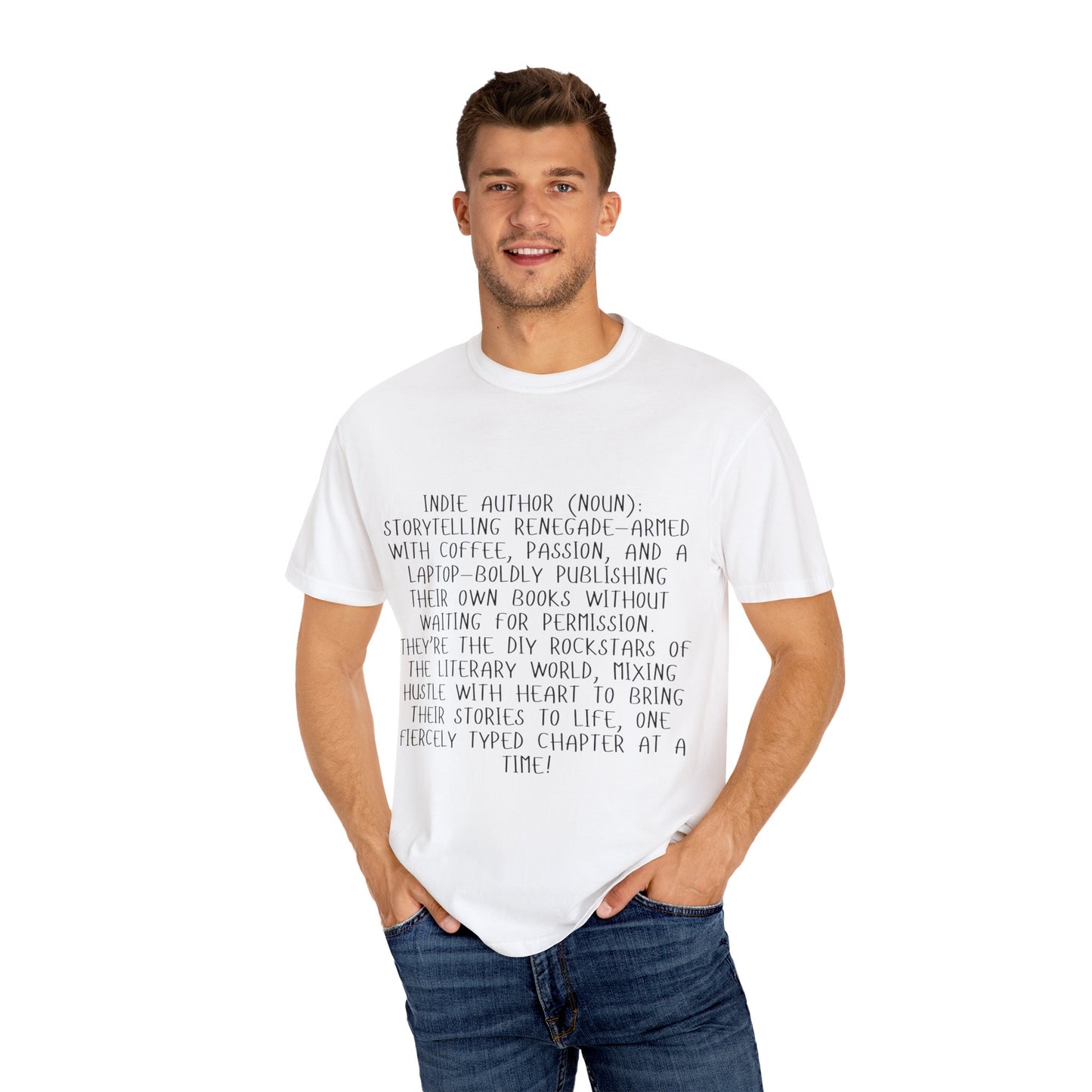 Indie Author T-Shirt | Literary Gift for Writers | Inspirational Quote Tee for Book Lovers | Perfect for Book Signings, Birthdays, Holidays