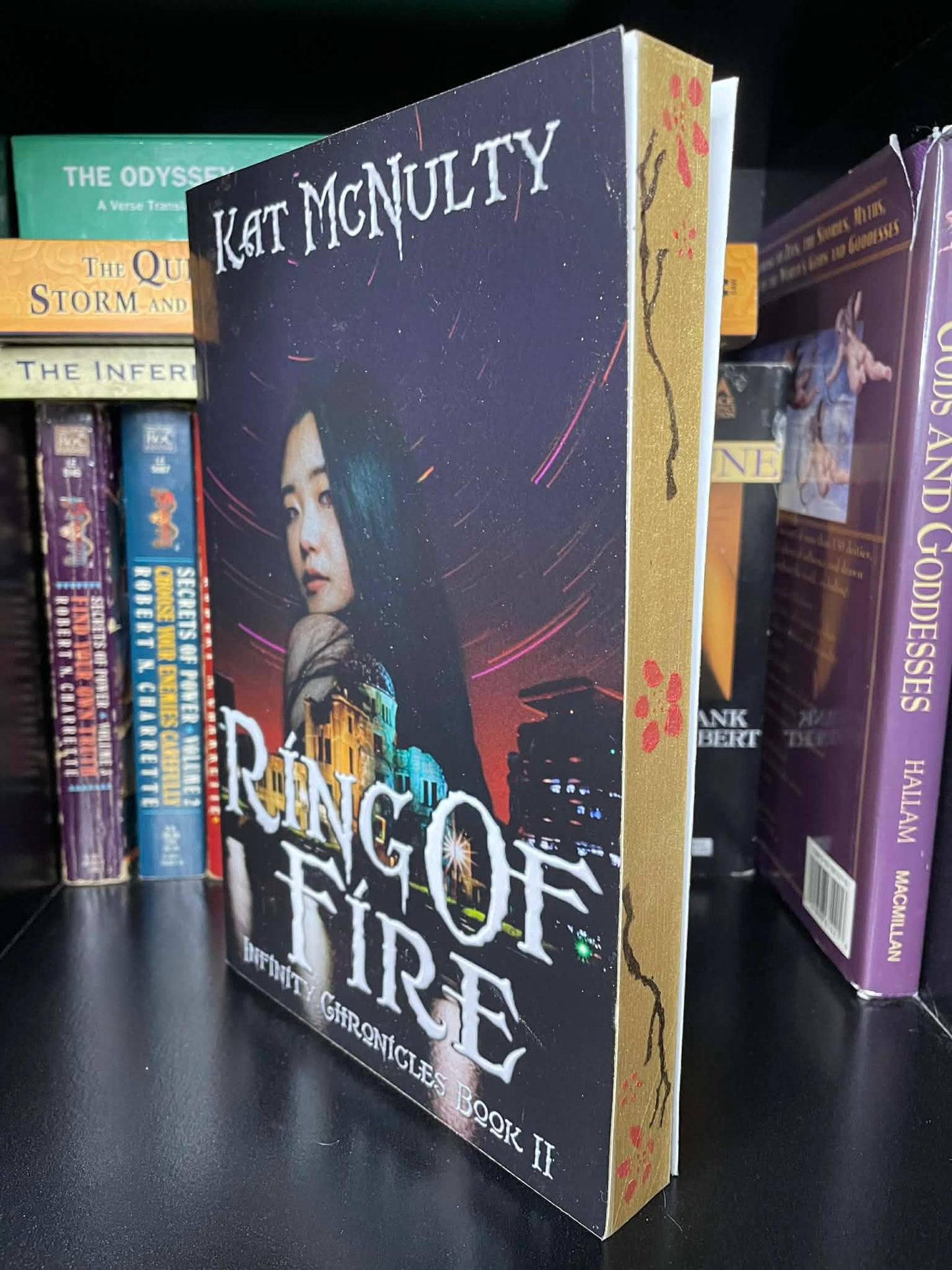 Ring of Fire Signed Paperback - Sprayed Edges (Spicy Vampire Romance)